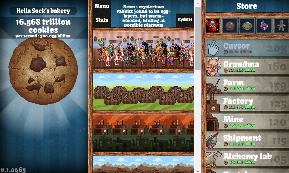 Play Cookie Clicker